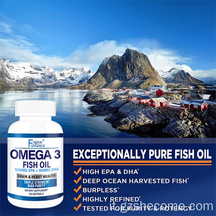 Super Omega3 Softgels Riduci le capsule epatiche omega softgel